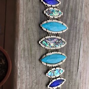 Kendra Scott vintage blue mix Sarita  bracelet